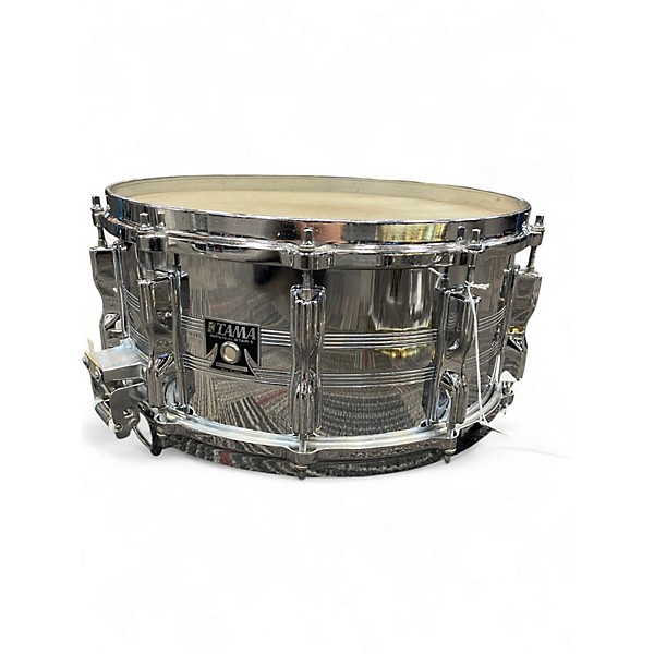 Used TAMA 14X7.5 STEEL SNARE CROME Drum