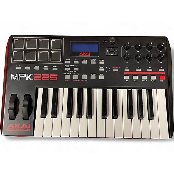 Used Akai Professional MPK225 25-Key MIDI Controller