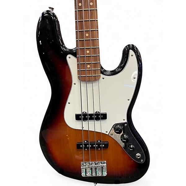 Used Fender PLAYER JAZZ BASS 3 Color Sunburst Electric Bass Guitar