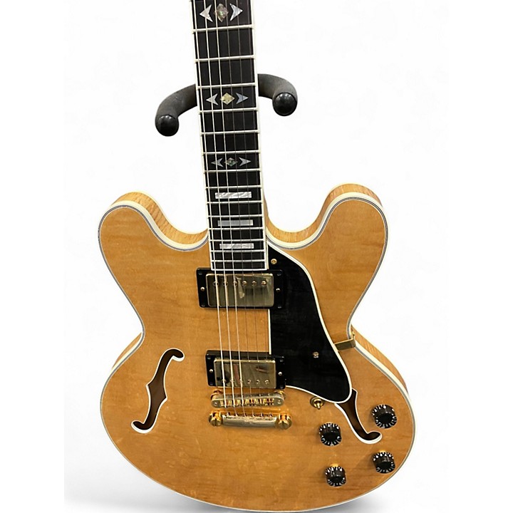 Used The Heritage H555 NATURAL Hollow Body Electric Guitar NATURAL