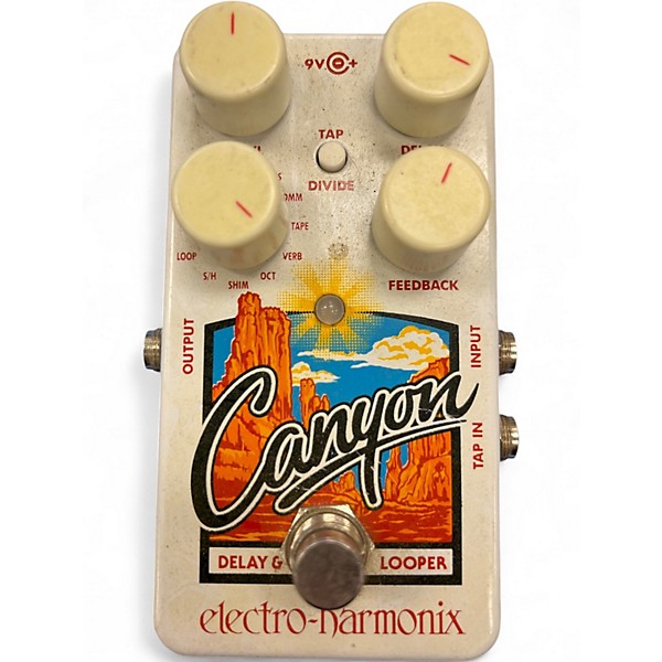 Used Electro-Harmonix Canyon Delay and Looper Effect Pedal
