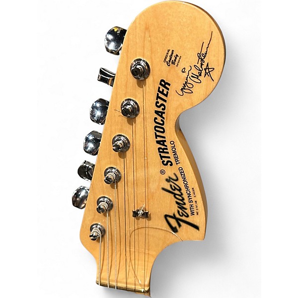 Used 2021 Fender Custom Shop Yngwie Malmsteen Signature Series Stratocaster N Vintage White Solid Body Electric Guitar