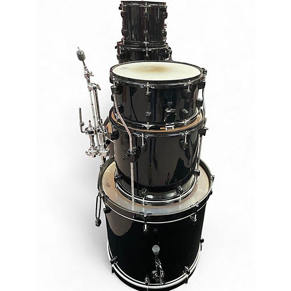 Used ddrum 7 Piece Diablo Black Drum Kit