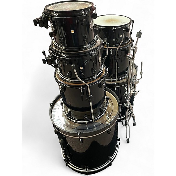 Used ddrum 7 Piece Diablo Black Drum Kit