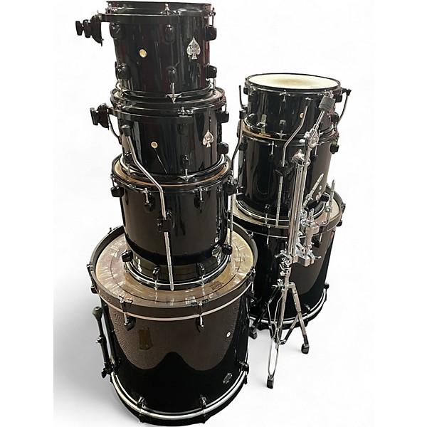 Used ddrum 7 Piece Diablo Black Drum Kit