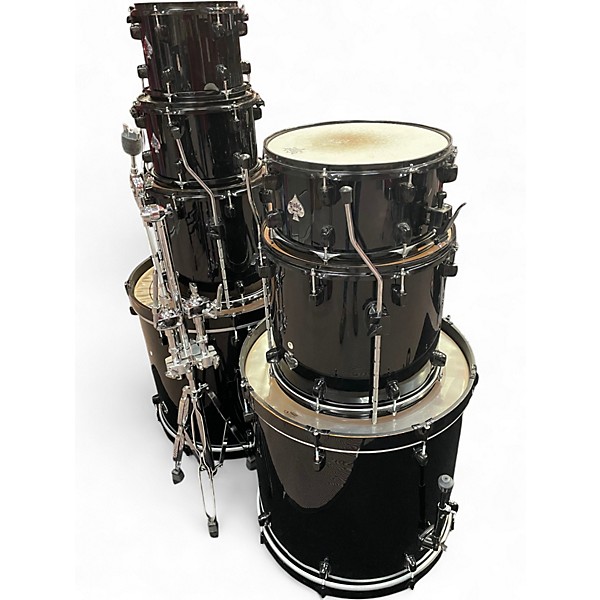 Used ddrum 7 Piece Diablo Black Drum Kit