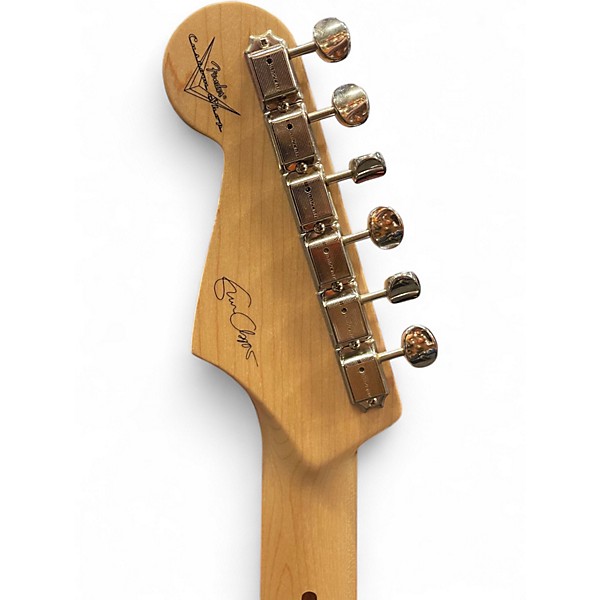 Used Fender Custom Shop Artist Series Eric Clapton Stratocaster Mercedes Blue Solid Body Electric Guitar