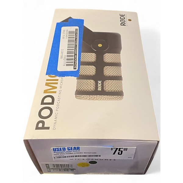 Used RODE PODMIC Dynamic Microphone
