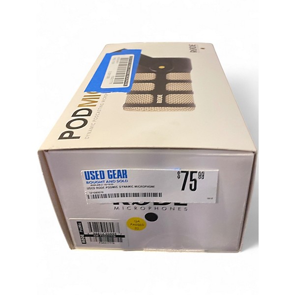 Used RODE PODMIC Dynamic Microphone