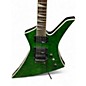 Used 2021 Jackson Kelly KEXQ Trans Green Solid Body Electric Guitar thumbnail