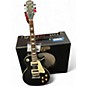 Used Epiphone Les Paul Classic Black Solid Body Electric Guitar thumbnail