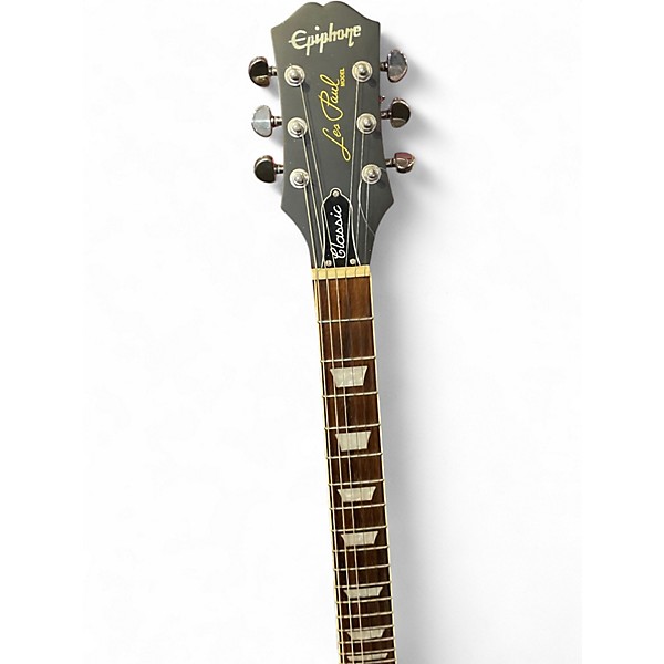 Used Epiphone Les Paul Classic Black Solid Body Electric Guitar