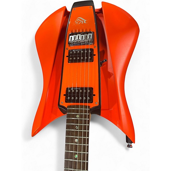 Used RKS wave Orange Hollow Body Electric Guitar