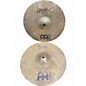 Used MEINL 14in Byzance Dark Hi Hat Pair Cymbal thumbnail
