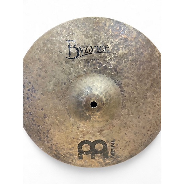 Used MEINL 14in Byzance Dark Hi Hat Pair Cymbal