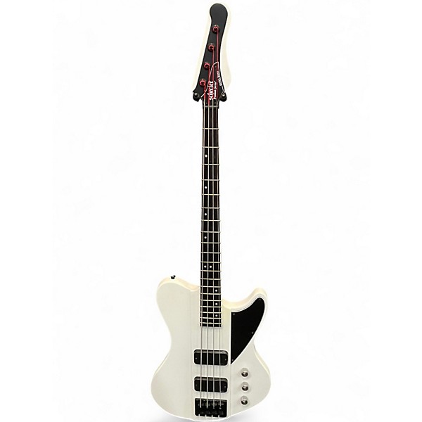 Used Schecter Guitar Research Diamond Series Ultra Bass White Electric Bass Guitar
