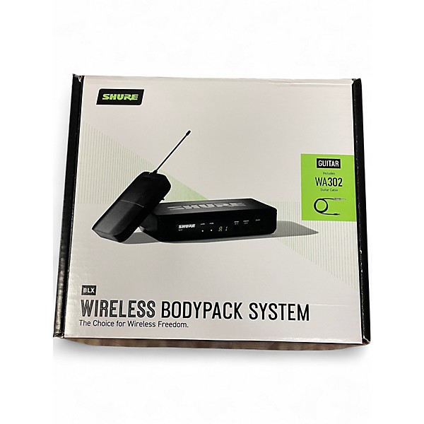 Used Shure BLX14-H9 With WA302 Instrument Wireless System
