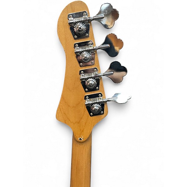 Used Flea Bass 32 Black and Green Electric Bass Guitar Black and