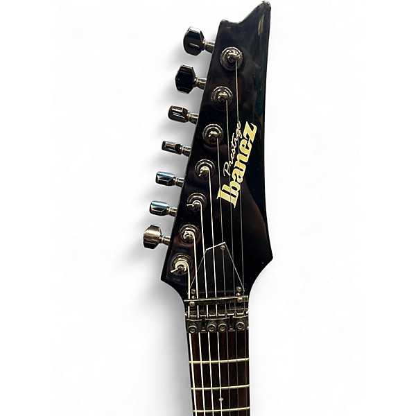 Used Ibanez RG2627 Prestige Series 7 String Satin Black Solid Body Electric Guitar