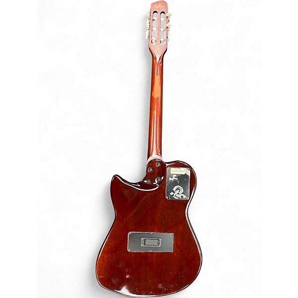 Used Godin Multiac Steel Duet Natural Acoustic Electric Guitar