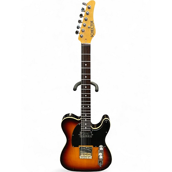 Used Schecter Guitar Research pt vintage telecaster american made 2 Tone Sunburst Solid Body Electric Guitar