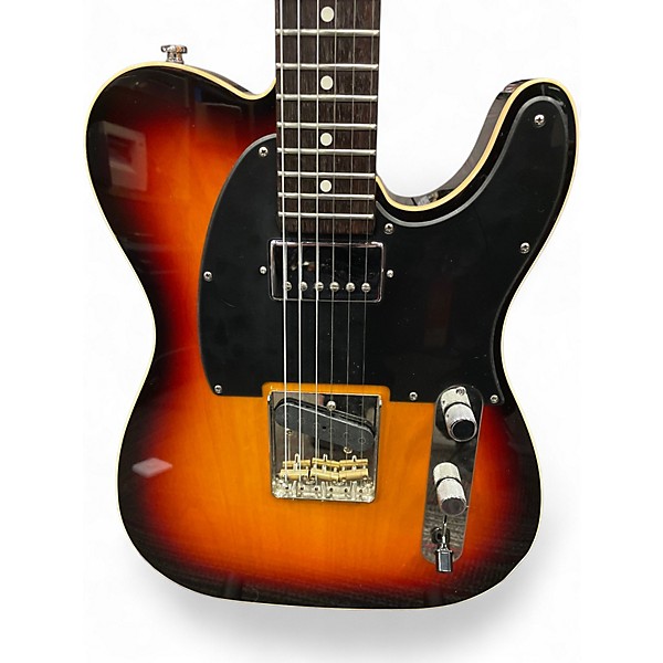 Used Schecter Guitar Research pt vintage telecaster american made 2 Tone Sunburst Solid Body Electric Guitar