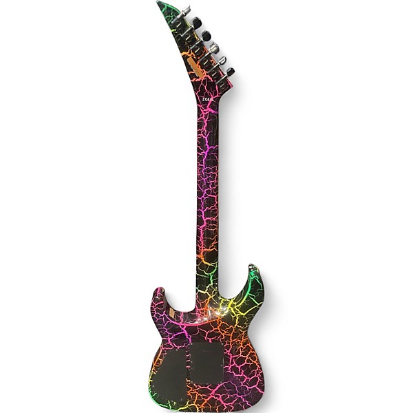 Used Jackson PRO SL3M Rainbow Crackle Solid Body Electric Guitar