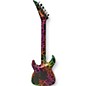 Used Jackson PRO SL3M Rainbow Crackle Solid Body Electric Guitar