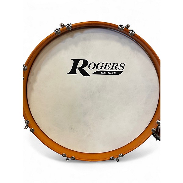 Used Rogers 3 Piece Towers Kit Satin Fruitwood Drum Kit