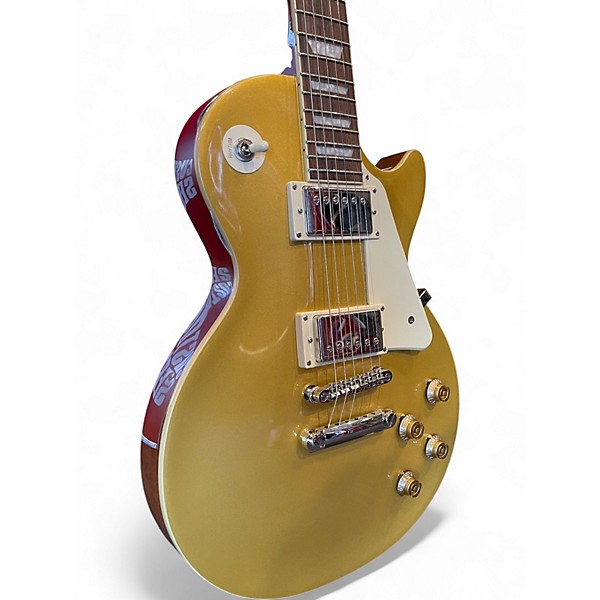 Used 2022 Epiphone Les Paul Standard 1950s Goldtop Solid Body Electric Guitar