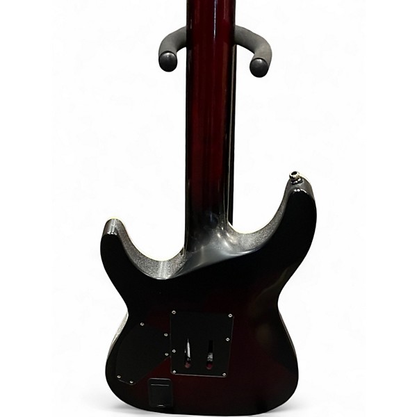 Used Schecter Guitar Research C1 Platinum FR Crimson Red Trans Solid Body Electric Guitar