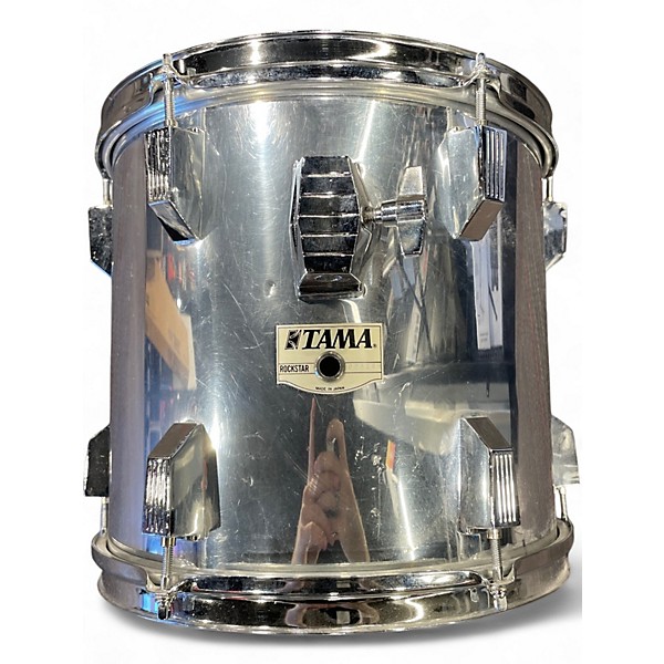 Used TAMA 3 Piece Rockstar Chrome Silver Drum Kit