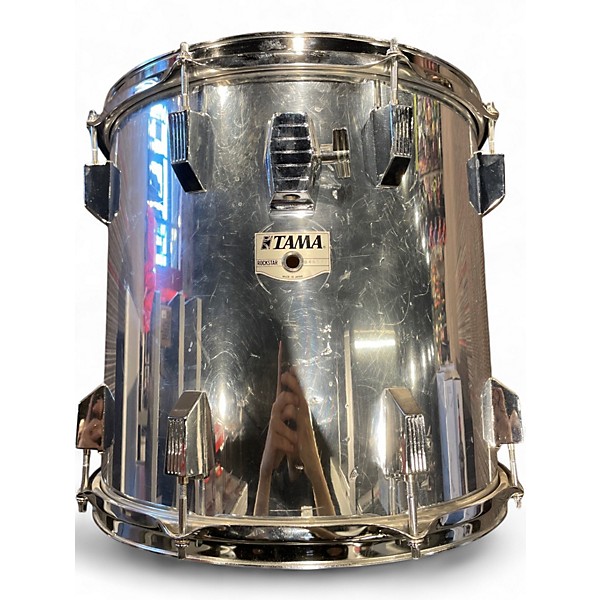 Used TAMA 3 Piece Rockstar Chrome Silver Drum Kit