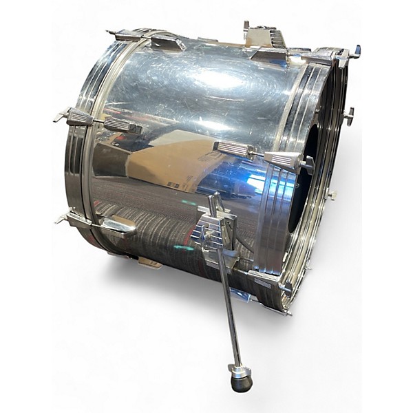 Used TAMA 3 Piece Rockstar Chrome Silver Drum Kit