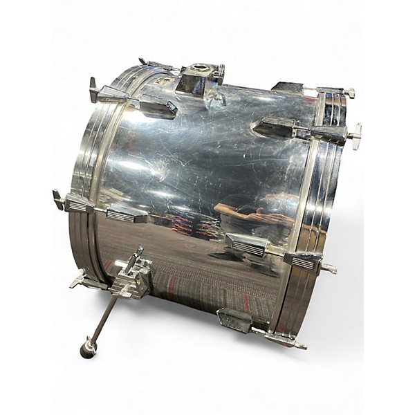 Used TAMA 3 Piece Rockstar Chrome Silver Drum Kit