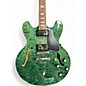 Used 2017 Gibson ES335 Figured Green Hollow Body Electric Guitar