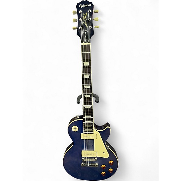Used Epiphone 1956 Reissue Les Paul Chicago Blue Solid Body Electric Guitar