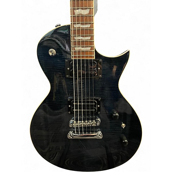 Used ESP LTD EC256 Trans Black Solid Body Electric Guitar