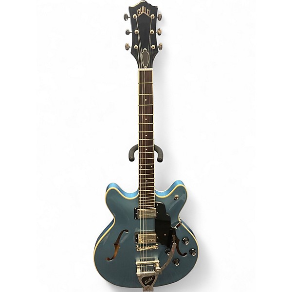 Used Guild SF-1DCGVT/BLU Pelham Blue Hollow Body Electric Guitar