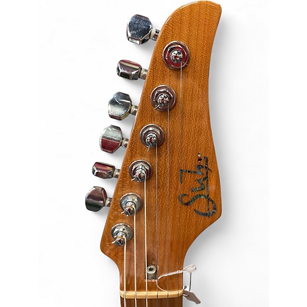 Used Suhr Modern Quilt Roasted Trans Purple  Solid Body Electric Guitar