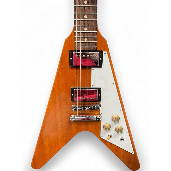 Used Gibson Flying V Natural Solid Body Electric Guitar