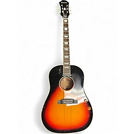 Used Epiphone EJ160E John Lennon Signature JL Sunburst Acoustic Electric Guitar
