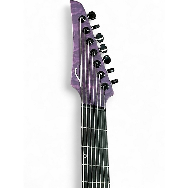 Used Legator N7FSS PURPLE QM Solid Body Electric Guitar