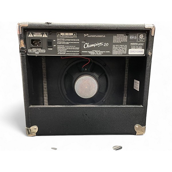 Used Fender Champion 20 Guitar Combo Amp