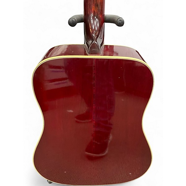 Vintage 1977 Gibson Hummingbird 2 Color Sunburst Acoustic Electric Guitar