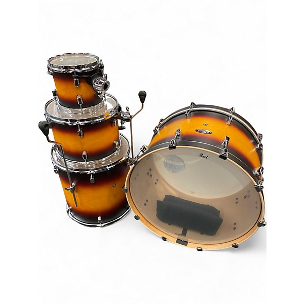 Used Pearl 4 Piece Decade Maple classic satin amburst Drum Kit