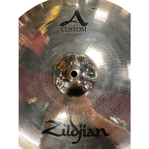 Used Zildjian 15in A Custom Fast Crash Cymbal