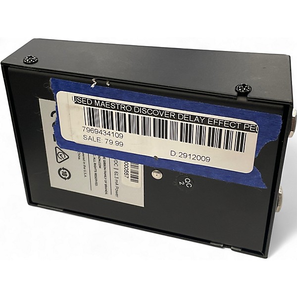 Used Maestro discover delay Effect Pedal