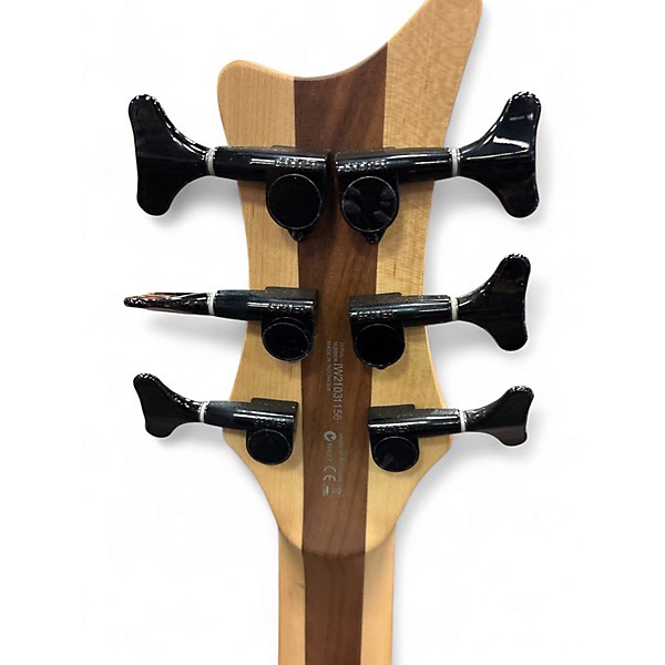 Used Dean PRO EDGE SELECT  6 STRING BASS NATURAL POPLAR BURL Electric Bass Guitar