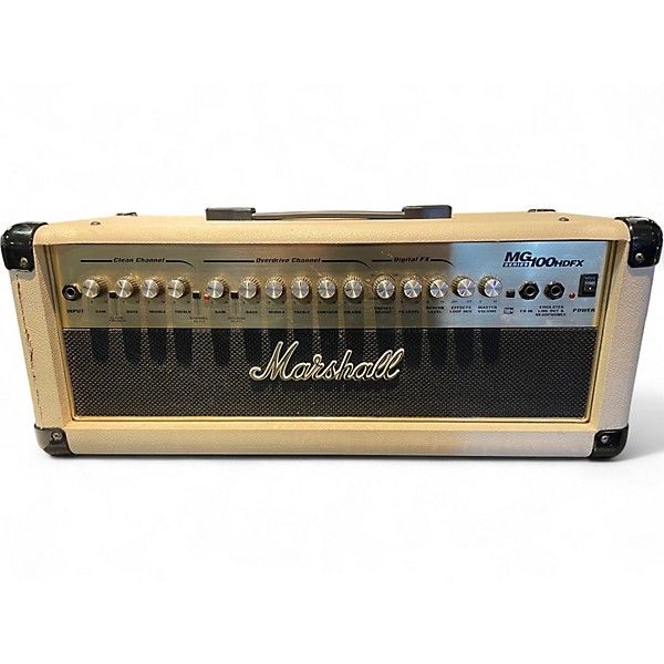 Used Marshall MG100HDFX 100W Solid State Guitar Amp Head